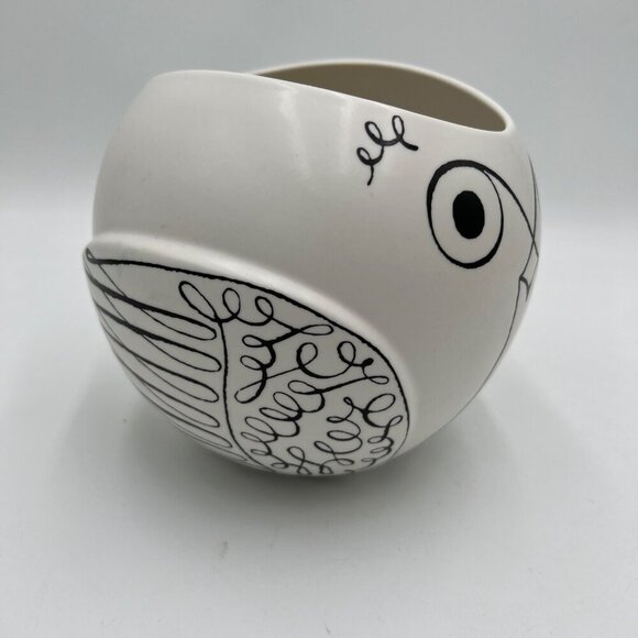 Kate Spade x Lenox Woodland  Park Short Owl Vase - Picture 3 of 12